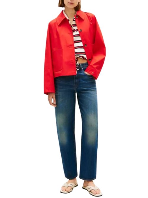 Giacca corta in cotone Tommy Hilfiger | WW0WW49585SNE